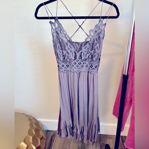 Free People Adella Charcoal Gray Medium